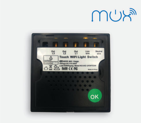 WiFi 3 Gang Switch